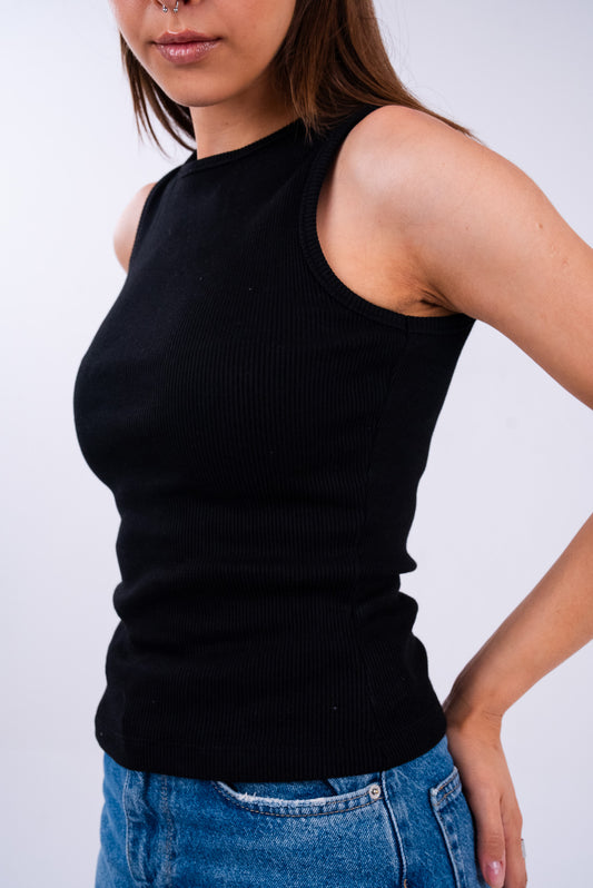 Ink Black Tank Top
