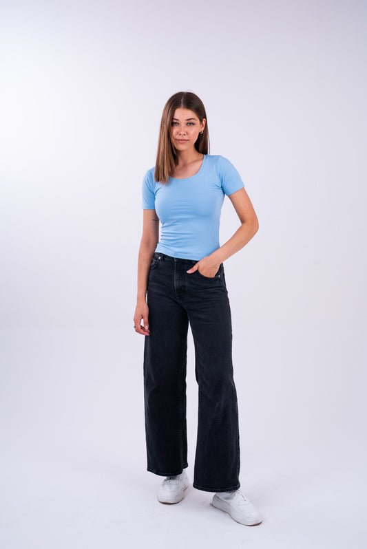 Jordy Blue U-Shaped Top