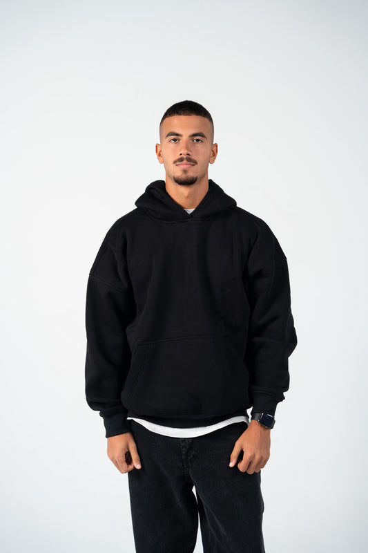 Ink Black Hoodie