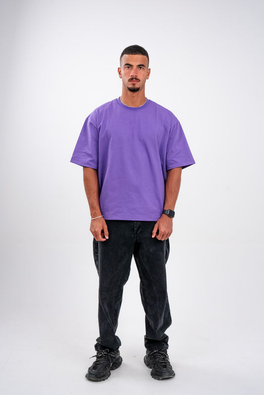 Amethyst Purple Boxy T-Shirt