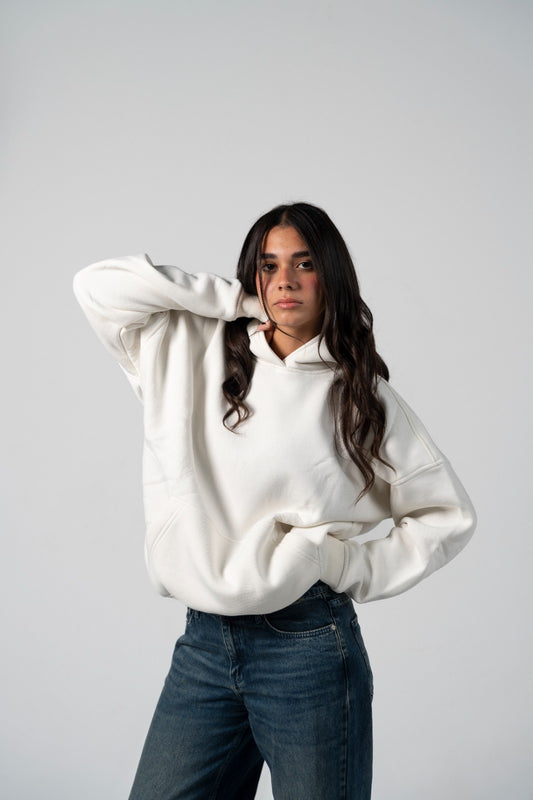 Ice White Hoodie