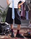 Ink Black Bermuda Shorts