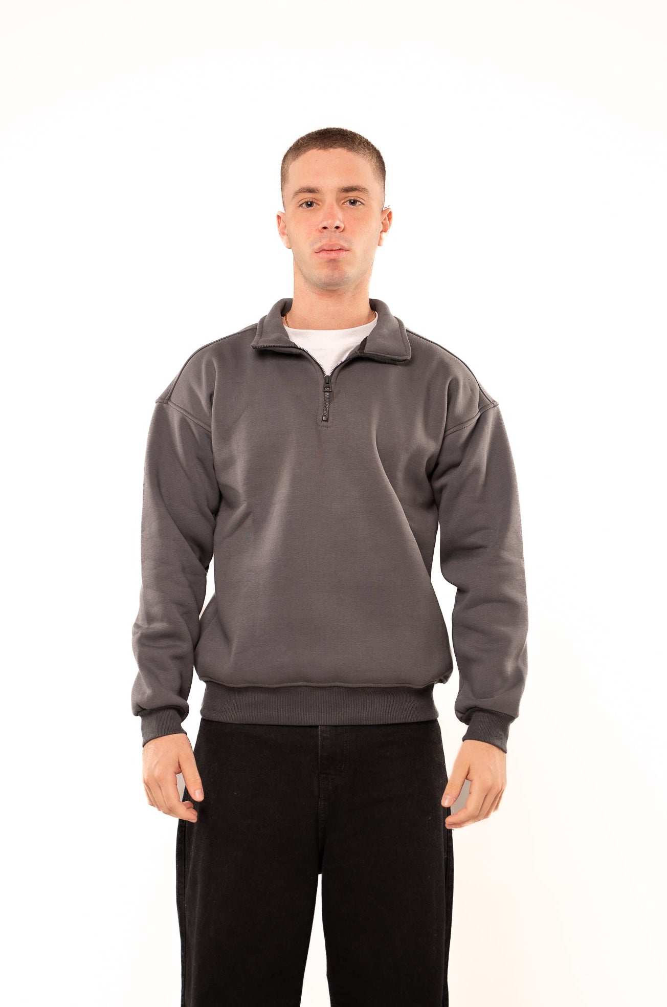 Iron Grey Quarter-Zip