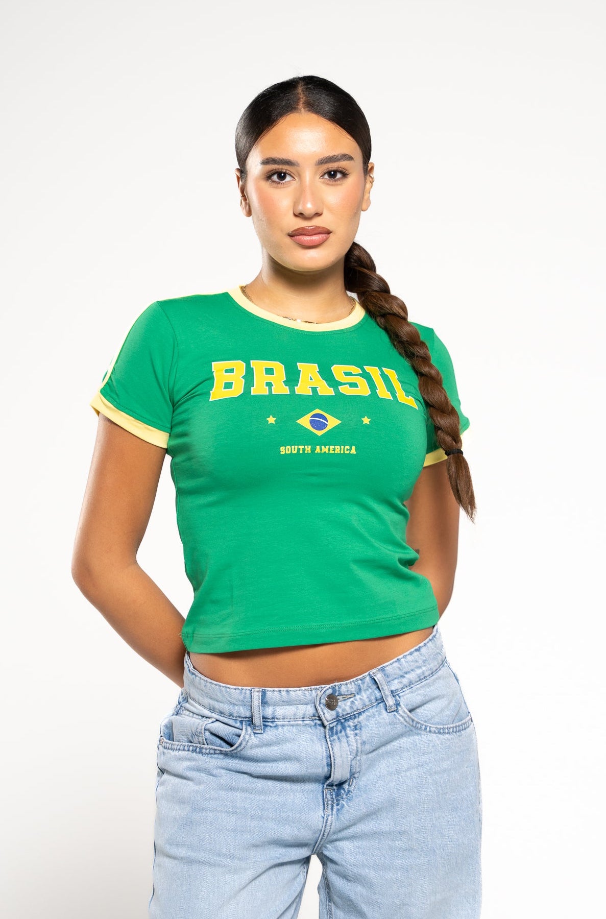 Brasil Green Baby Tee