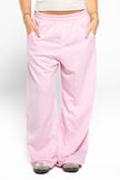 Ballet Pink Wide-Leg SweatPants