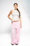 Ballet Pink Wide-Leg SweatPants