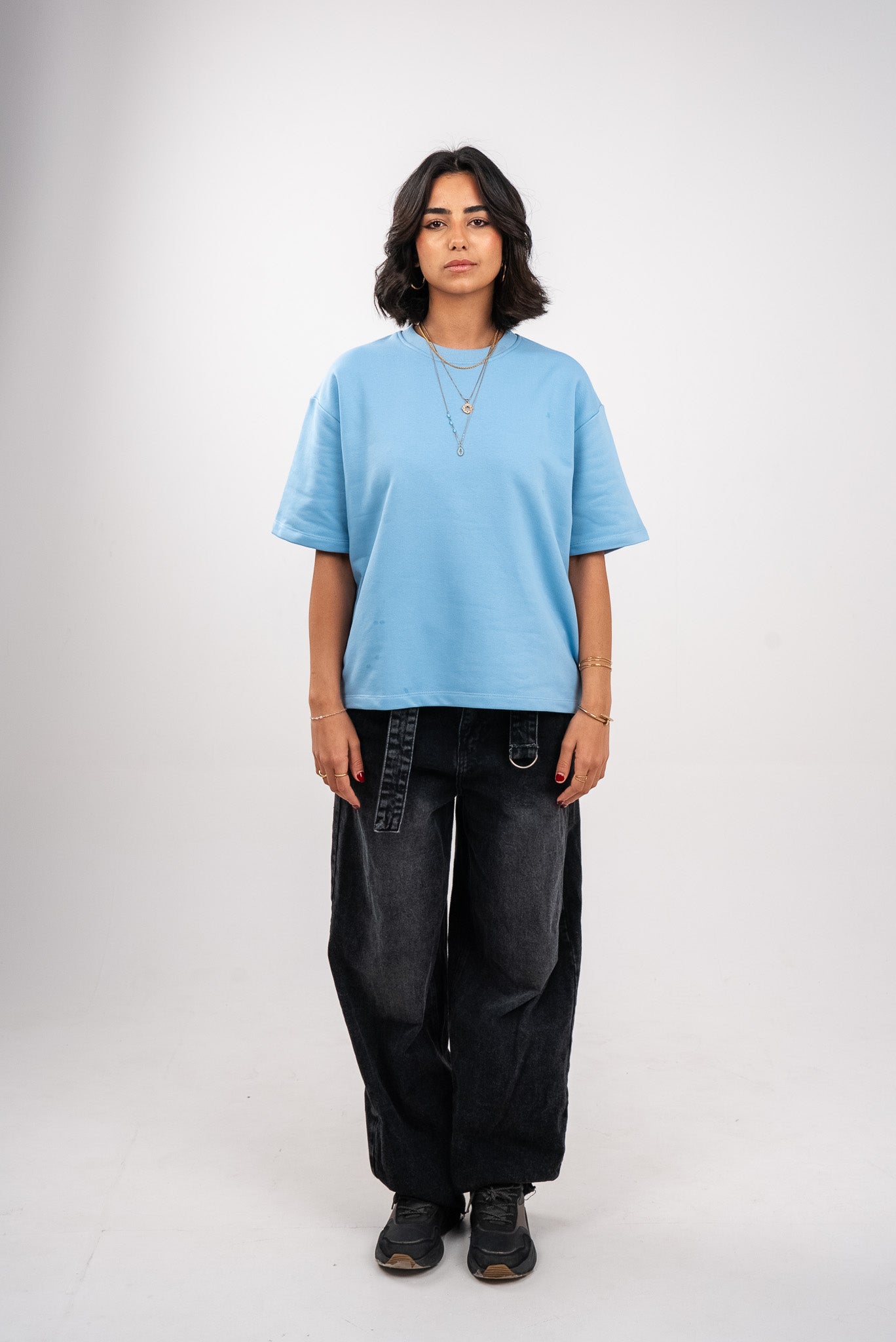 Blue Heavy Weight Boxy T-Shirt