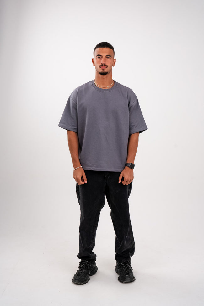 Iron Grey Boxy T-Shirt
