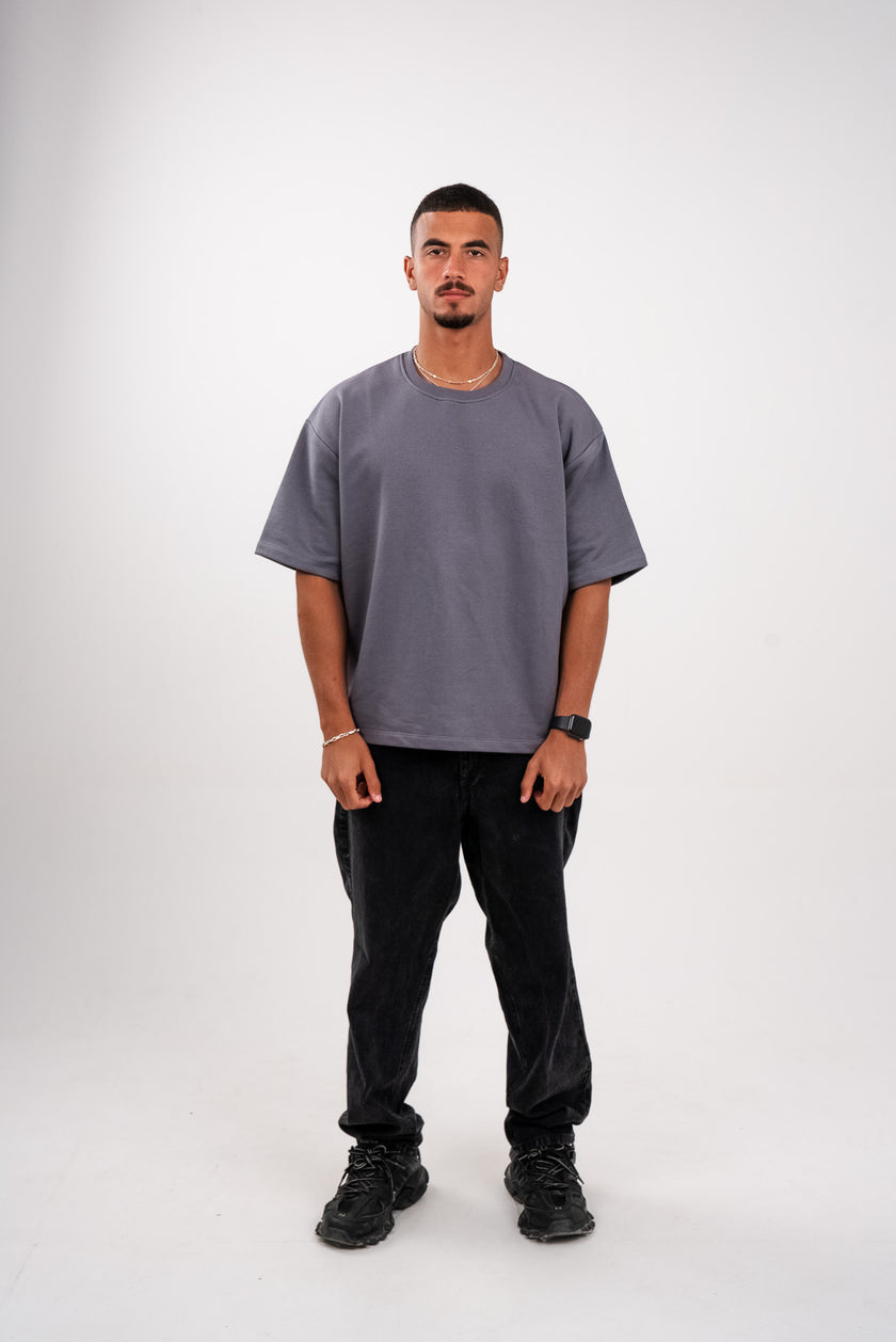 Iron Grey Boxy T-Shirt