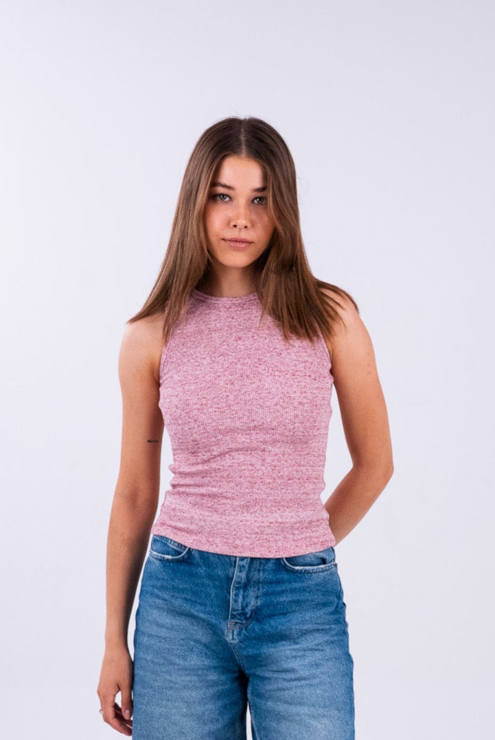 Blush Heather Pink Tank Top