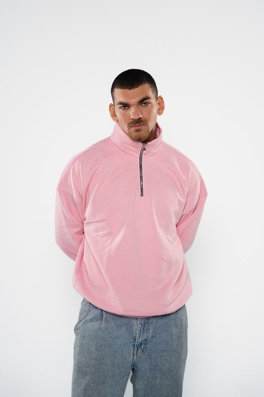 Ballet Pink Quarter-Zipper