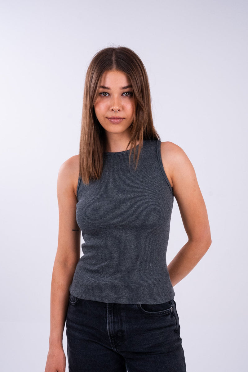 Dim Gray Tank Top