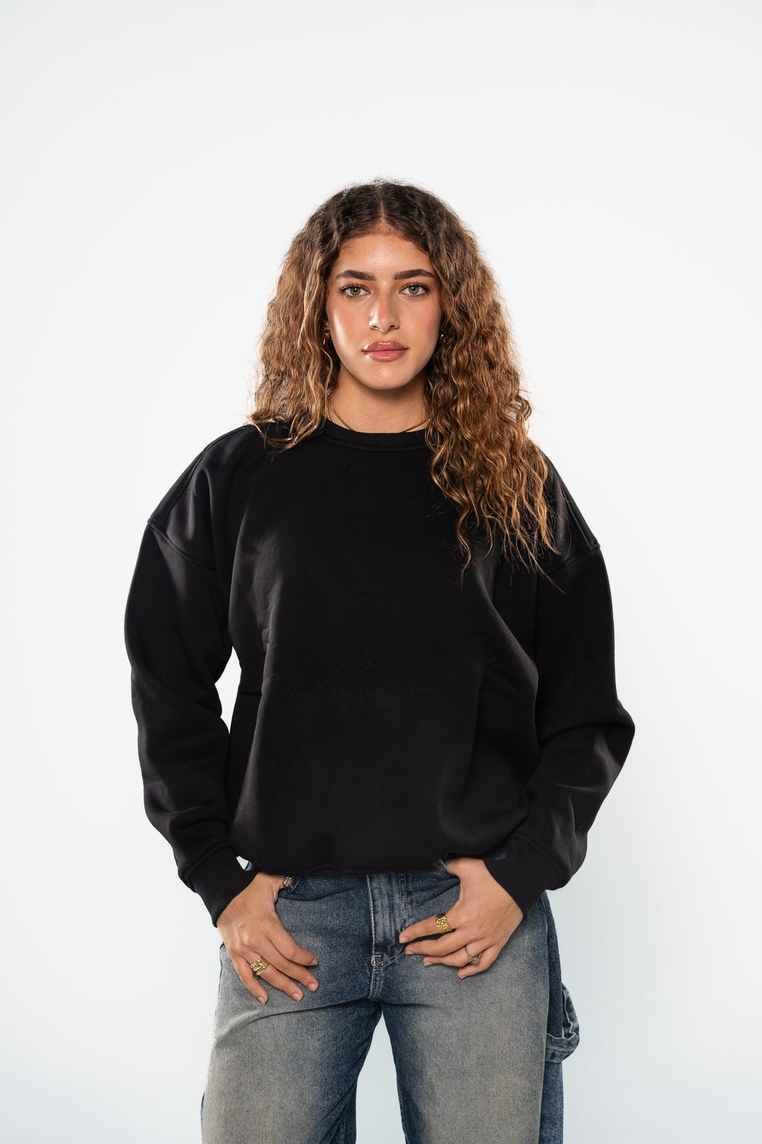 Ink Black Crew-Neck