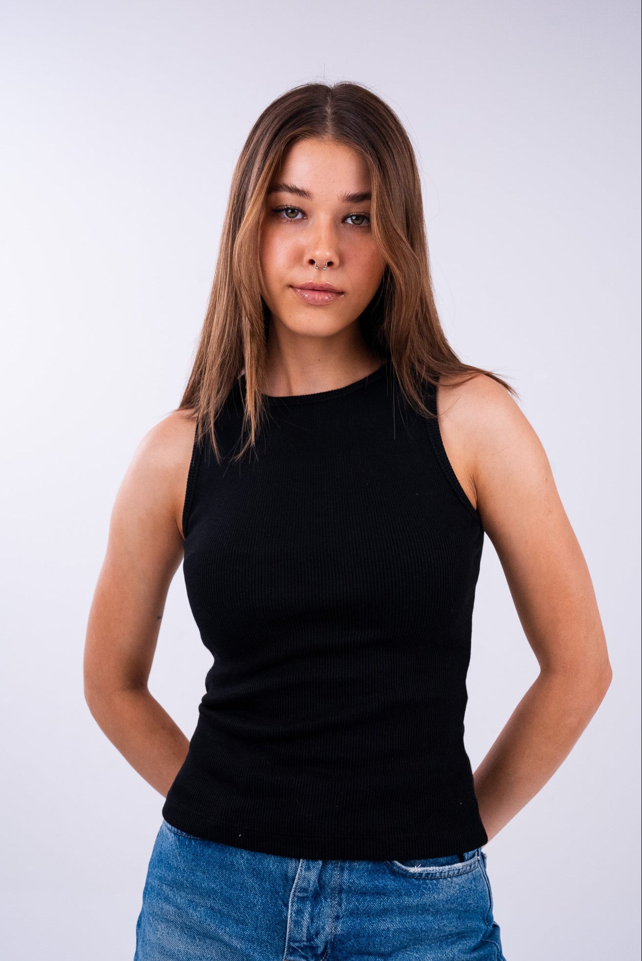 Ink Black Tank Top