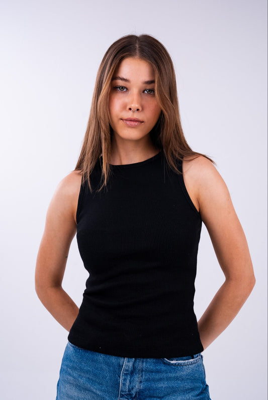 Ink Black Tank Top