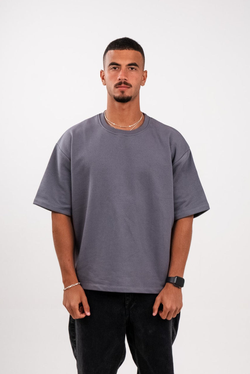 Iron Grey Boxy T-Shirt