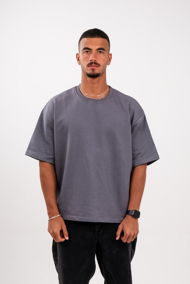 Iron Grey Boxy T-Shirt