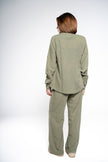 Forest Green Linen Pants