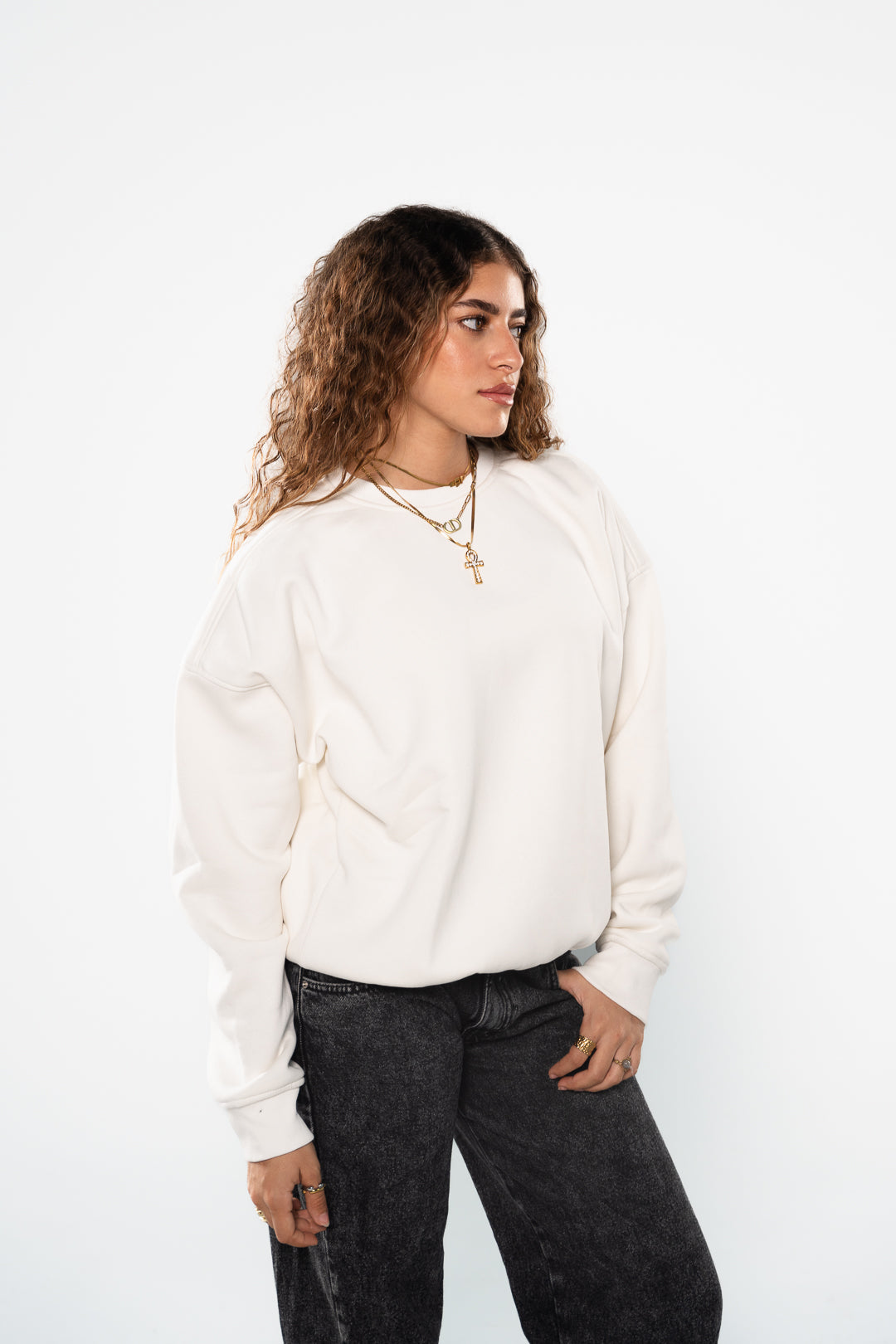 Ice White Crew-Neck