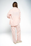 Salmon Pink Linen Pants