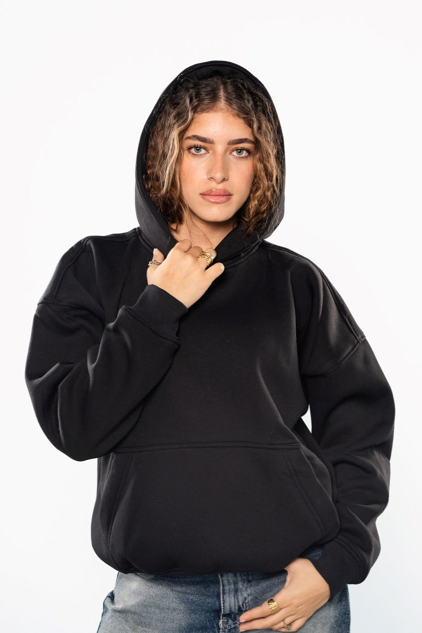 Ink Black Hoodie
