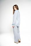 Arctic Blue Linen Pants