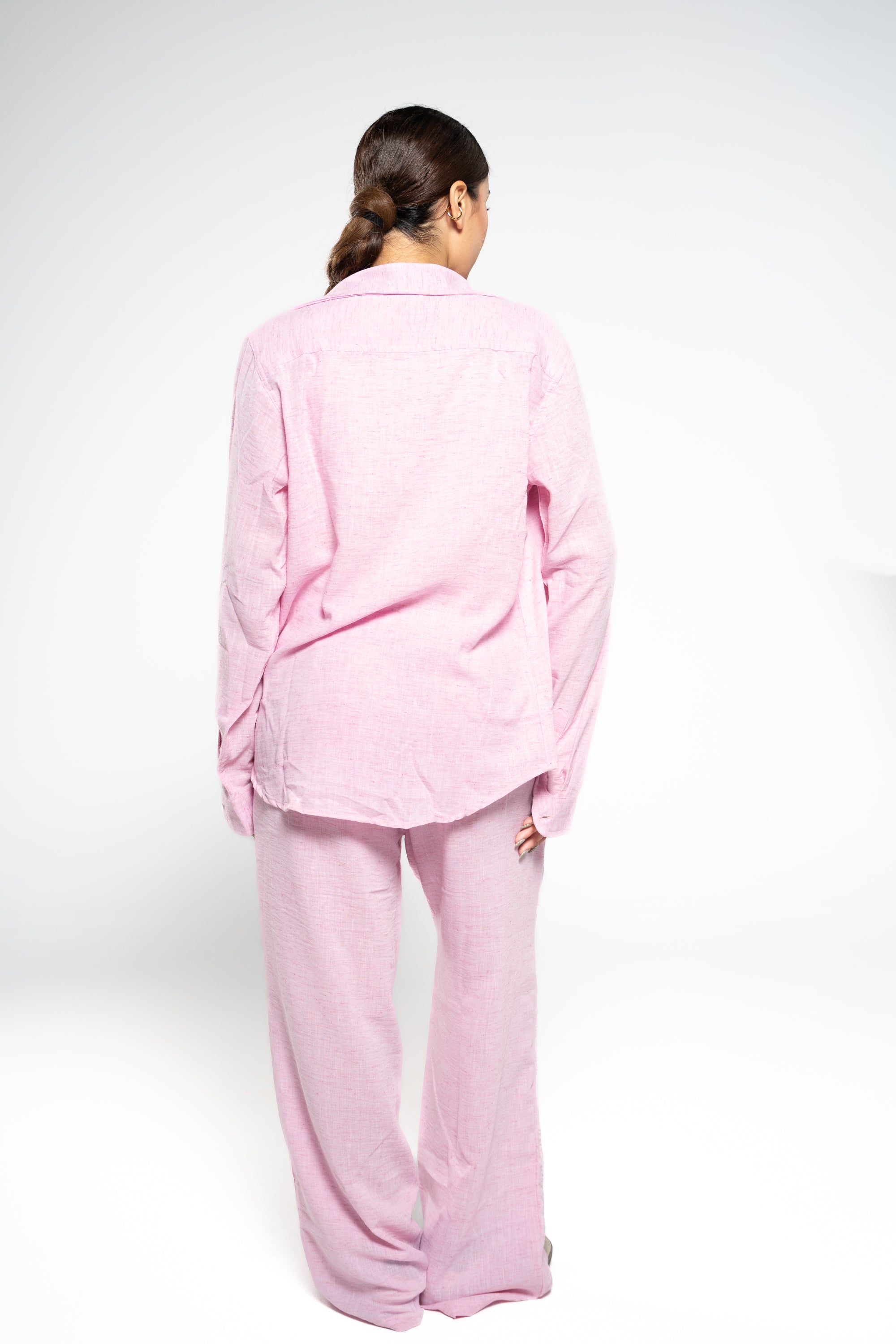Ballet Pink Linen Pants