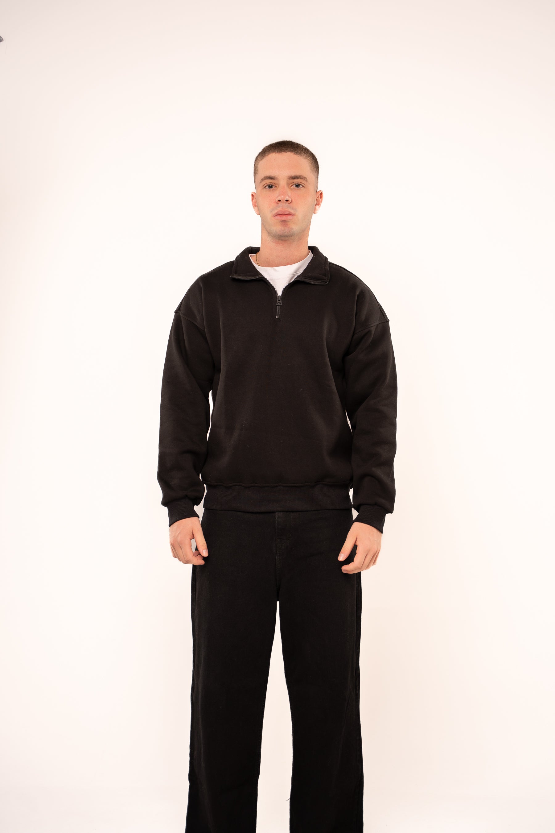 Ink Black Quarter-Zip
