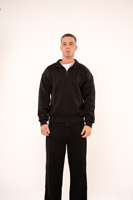 Ink Black Quarter-Zip