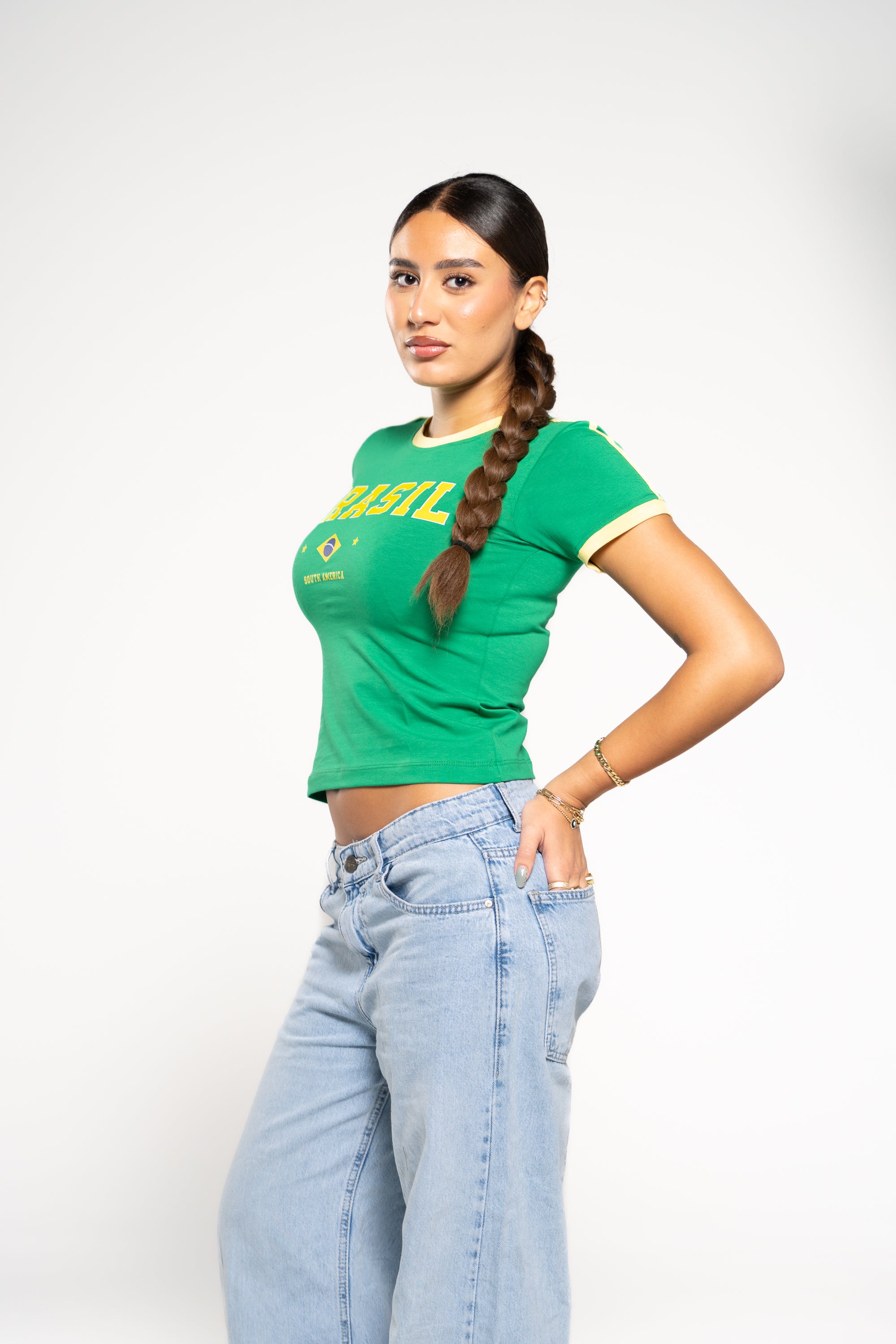 Brasil Green Baby Tee