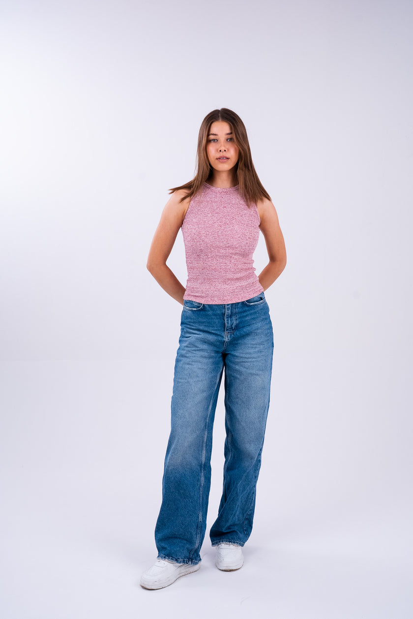 Blush Heather Pink Tank Top