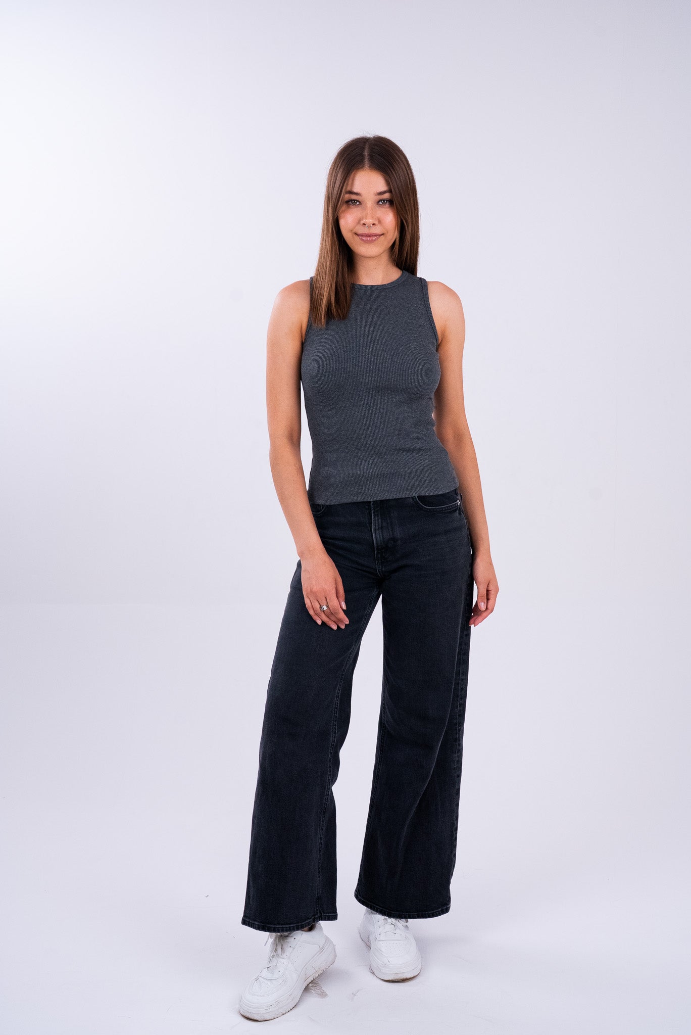 Dim Gray Tank Top