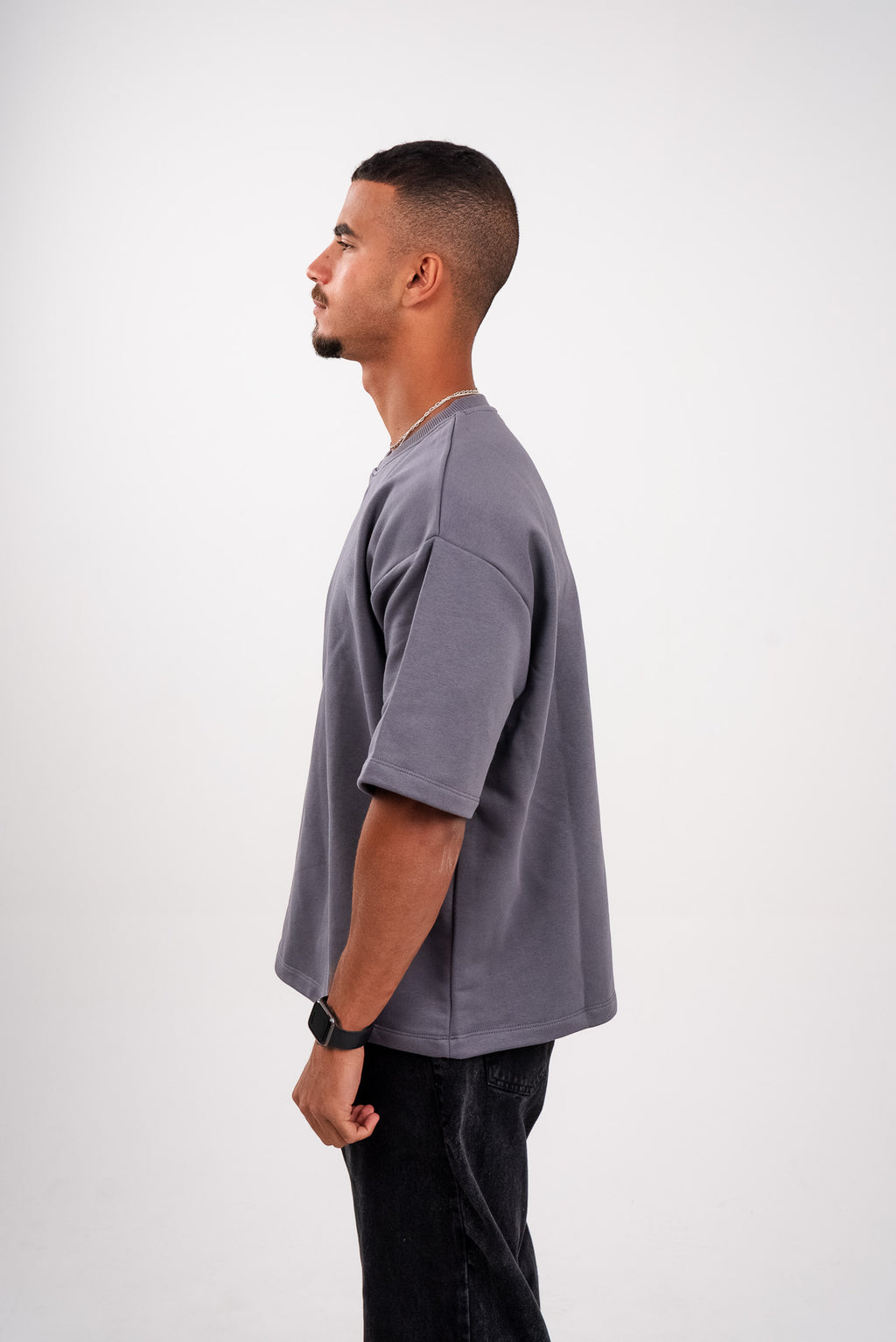 Grey Heavy Weight Boxy T-Shirt