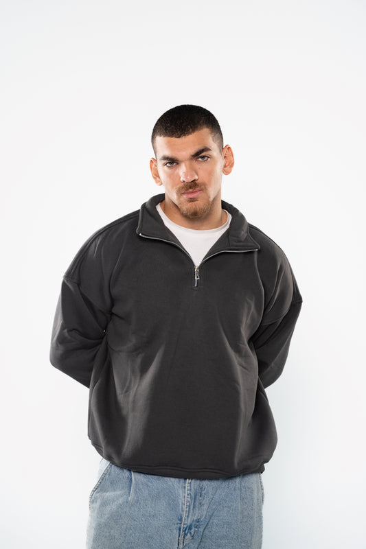 Iron Grey Quarter-Zipper