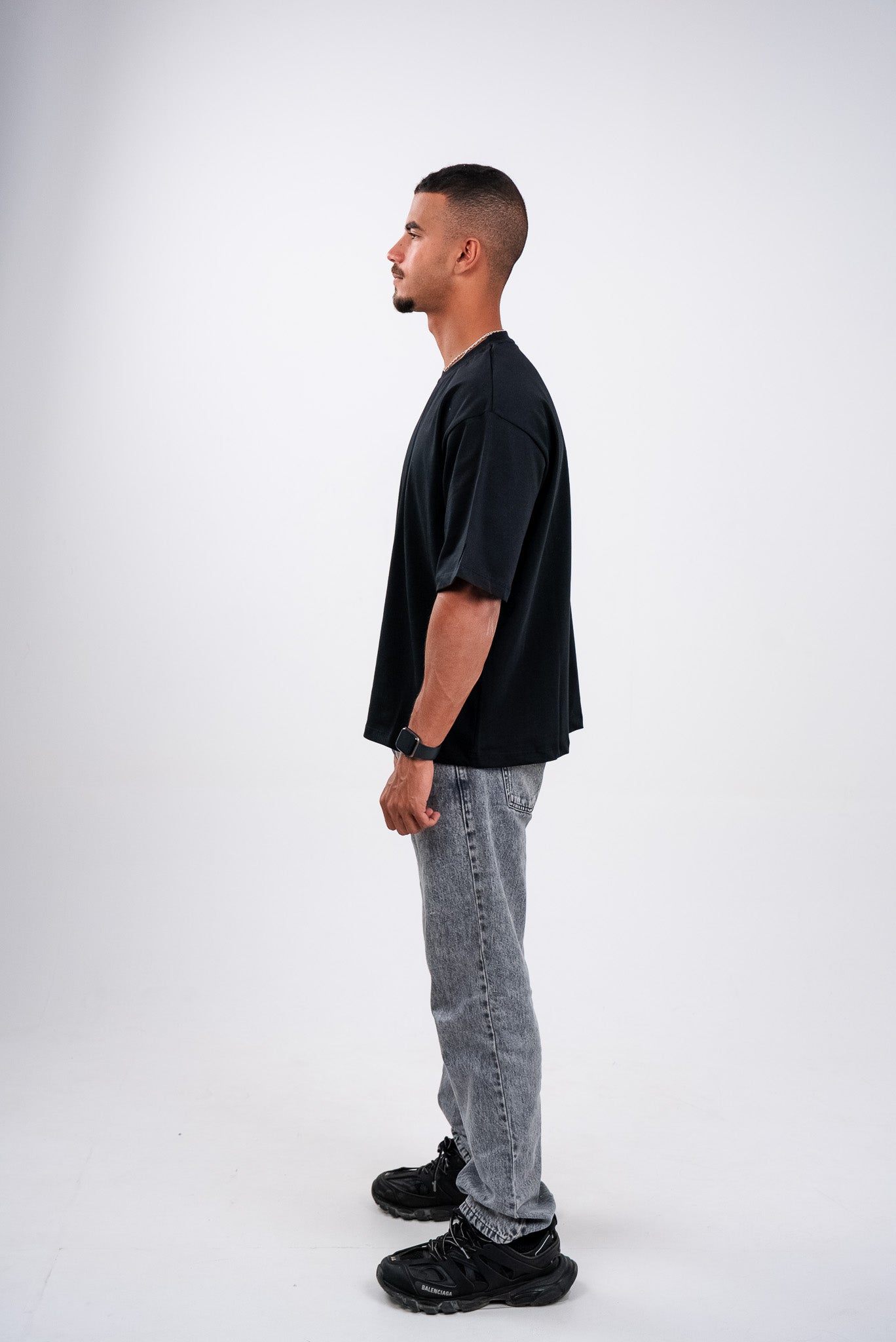 Black Heavy Weight Boxy T-Shirt