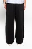 Ink Black Wide-Leg SweatPants