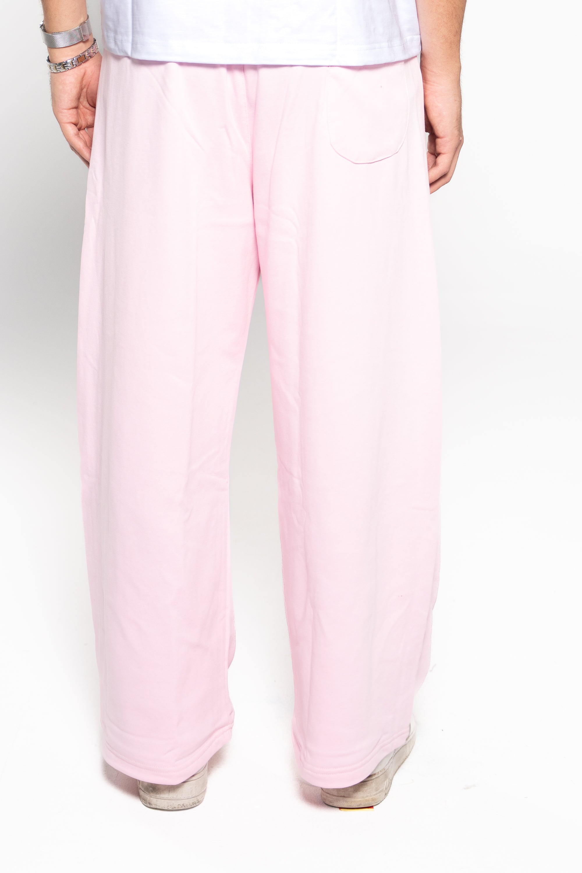 Ballet Pink Wide-Leg SweatPants