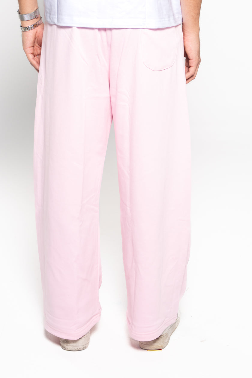 Ballet Pink Wide-Leg SweatPants