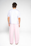 Ballet Pink Wide-Leg SweatPants