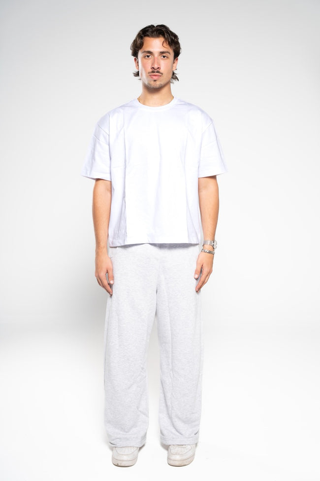 Smoke Grey Wide-Leg SweatPants