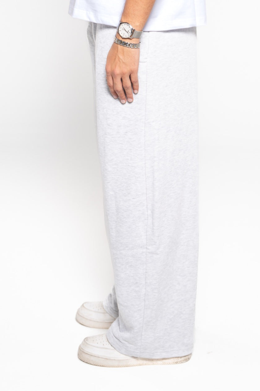 Smoke Grey Wide-Leg SweatPants