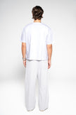 Smoke Grey Wide-Leg SweatPants