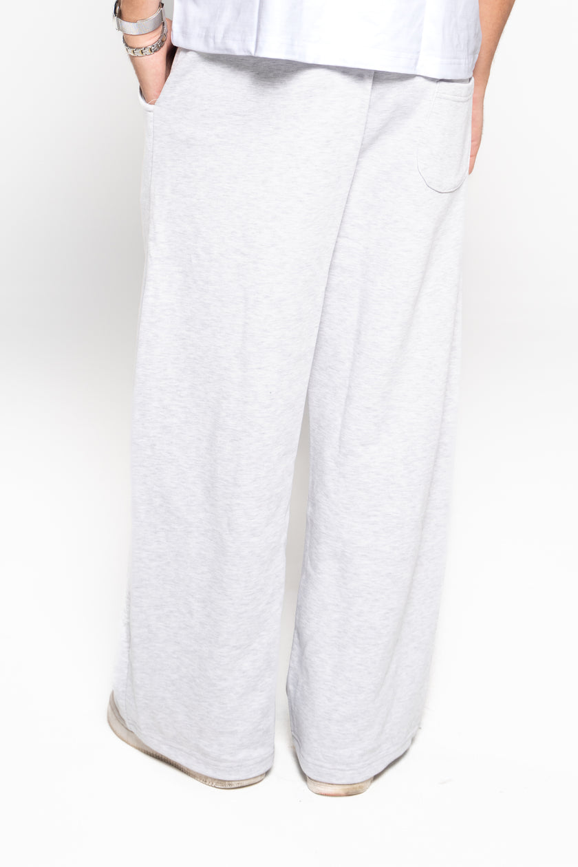 Smoke Grey Wide-Leg SweatPants