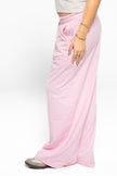 Ballet Pink Wide-Leg SweatPants