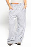 Smoke Grey Wide-Leg SweatPants
