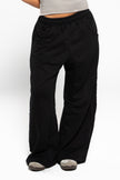 Ink Black Wide-Leg SweatPants
