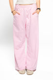 Ballet Pink Wide-Leg SweatPants