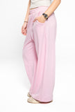 Ballet Pink Wide-Leg SweatPants