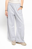 Smoke Grey Wide-Leg SweatPants