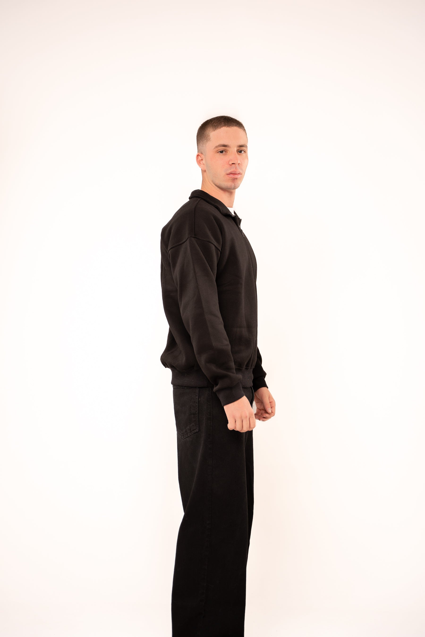 Ink Black Quarter-Zip